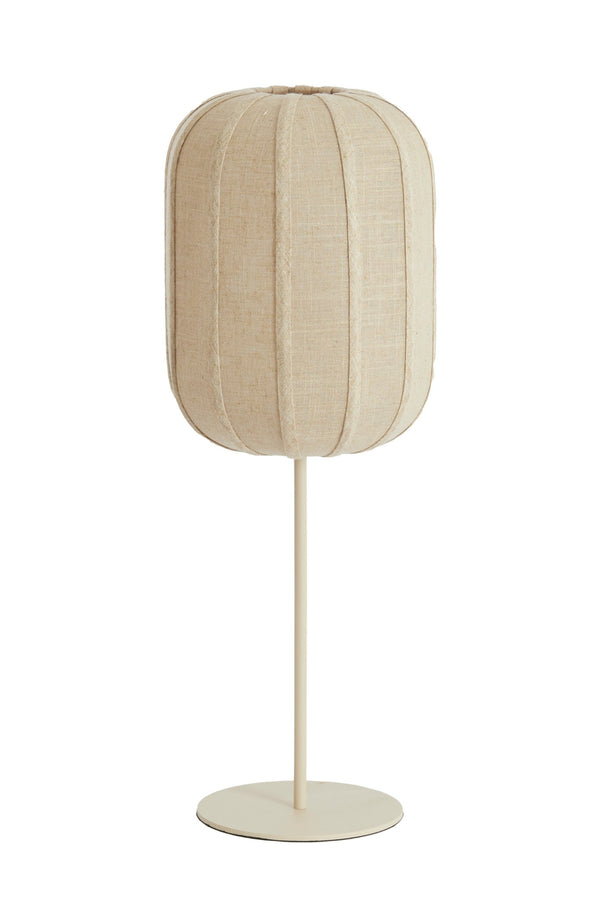 SOLUNE Table Lamp — Natural & Cream - Canwell Interiors Limited - Light & Living