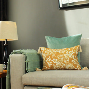 Somerton 35x50 Feather Filled Cushion Honey - Canwell Interiors Limited - Riva