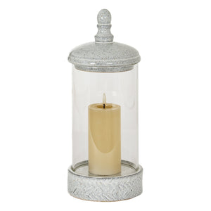 Sona Medium Hurricane Lantern with Lid - Canwell Interiors Limited - Hills