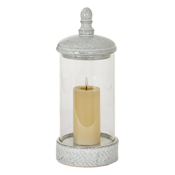 Sona Medium Hurricane Lantern with Lid - Canwell Interiors Limited - Hills