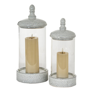Sona Medium Hurricane Lantern with Lid - Canwell Interiors Limited - Hills