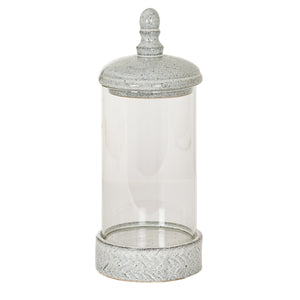 Sona Medium Hurricane Lantern with Lid - Canwell Interiors Limited - Hills