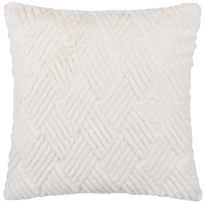 Sonnet 45x45 Feather Filled Cushion White - Canwell Interiors Limited - Riva