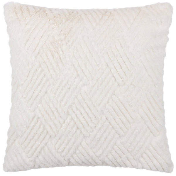 Sonnet 45x45 Feather Filled Cushion White - Canwell Interiors Limited - Riva