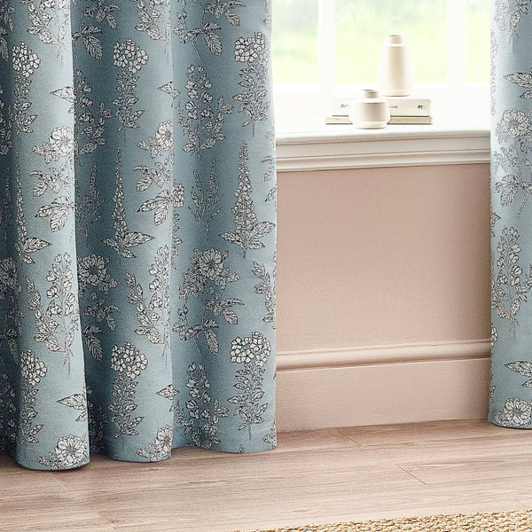 Sophia 117x183 Eyelet Curtain Blue - Canwell Interiors Limited - Riva