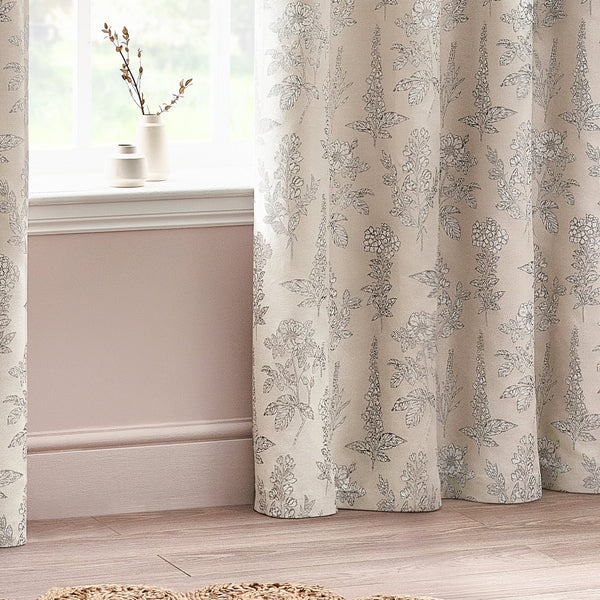 Sophia 117x183 Eyelet Curtain Natural - Canwell Interiors Limited - Riva