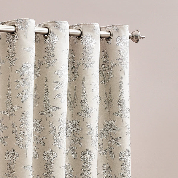 Sophia 117x183 Eyelet Curtain Natural - Canwell Interiors Limited - Riva