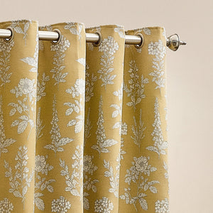 Sophia 168x183 Eyelet Curtain Gold - Canwell Interiors Limited - Riva