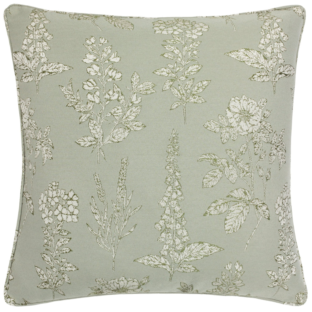 Sophia 50x50 Feather Filled Cushion Sage - Canwell Interiors Limited - Riva