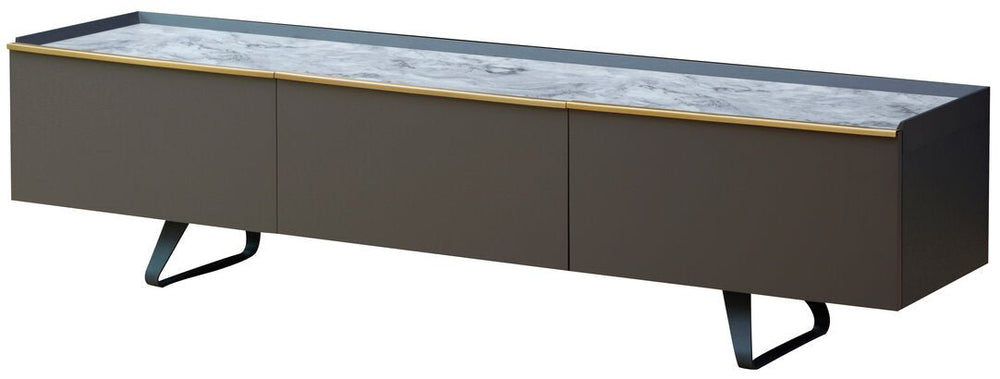 Spezia Grey Marble Top Media Unit - Canwell Interiors Limited - Xshowhome