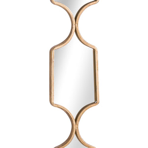 Square Decorative Hanging Collage Mirror in Gold - Canwell Interiors Limited - Hills