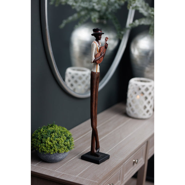 Standing Jazz Band Strings - Brown, W{"value":10.0,"unit":"CENTIMETERS"} H{"value":60.0,"unit":"CENTIMETERS"} D{"value":10.0,"unit":"CENTIMETERS"} - Canwell Interiors Limited - Hills
