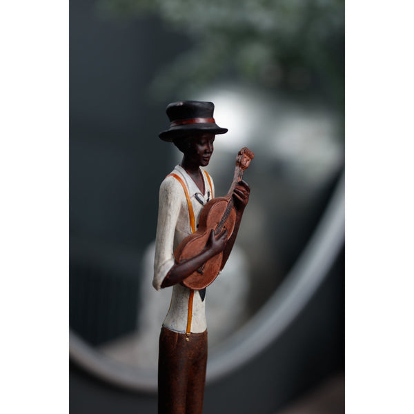 Standing Jazz Band Strings - Brown, W{"value":10.0,"unit":"CENTIMETERS"} H{"value":60.0,"unit":"CENTIMETERS"} D{"value":10.0,"unit":"CENTIMETERS"} - Canwell Interiors Limited - Hills