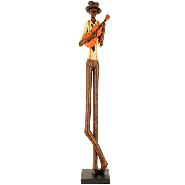 Standing Jazz Band Strings - Brown, W{"value":10.0,"unit":"CENTIMETERS"} H{"value":60.0,"unit":"CENTIMETERS"} D{"value":10.0,"unit":"CENTIMETERS"} - Canwell Interiors Limited - Hills