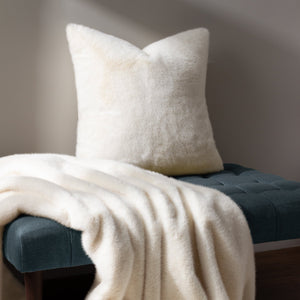 Stanza 55x55 Feather Filled Cushion Ecru - Canwell Interiors Limited - Riva