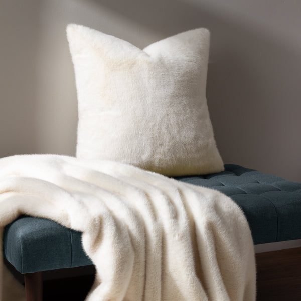 Stanza 55x55 Feather Filled Cushion Ecru - Canwell Interiors Limited - Riva