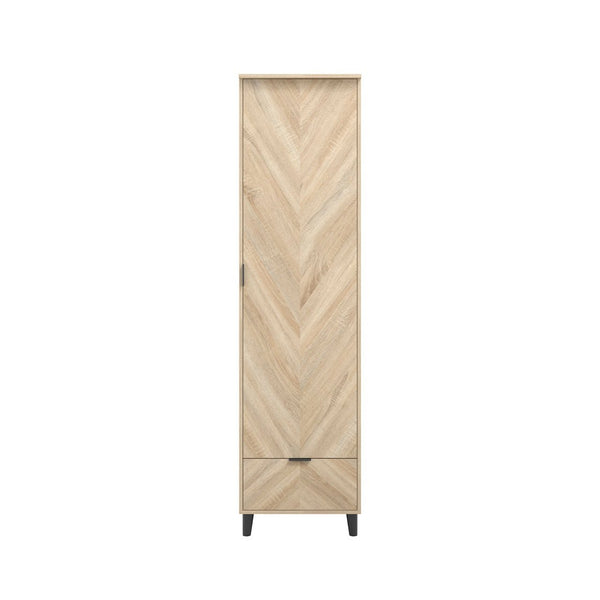 Stockholm Chevron 1 Door Wardrobe - Canwell Interiors Limited - Canwell