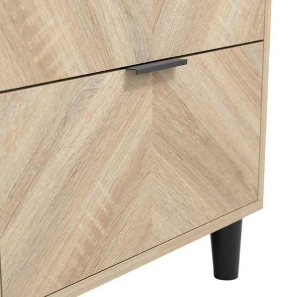 Stockholm Chevron 1 Door Wardrobe - Canwell Interiors Limited - Canwell