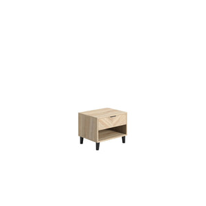 Stockholm Chevron 1 Dr Bedside Cabinet - Canwell Interiors Limited - Canwell