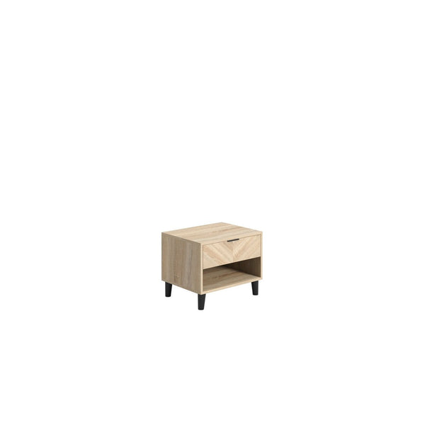 Stockholm Chevron 1 Dr Bedside Cabinet - Canwell Interiors Limited - Canwell