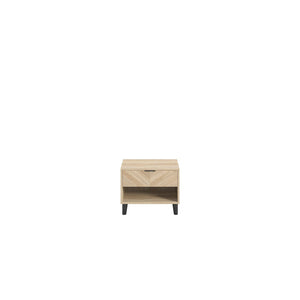 Stockholm Chevron 1 Dr Bedside Cabinet - Canwell Interiors Limited - Canwell