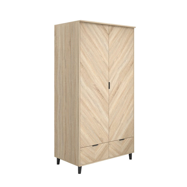 Stockholm Chevron 2 Door Wardrobe - Canwell Interiors Limited - Canwell
