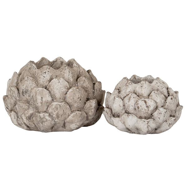Stone Effect Acorn Tea Light Holder - Canwell Interiors Limited - Hills