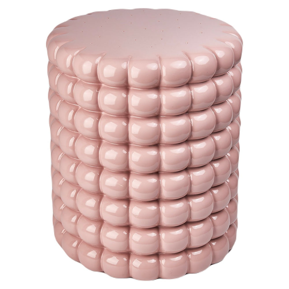 Stool Biscuit (pink) - Canwell Interiors Limited - Richmond