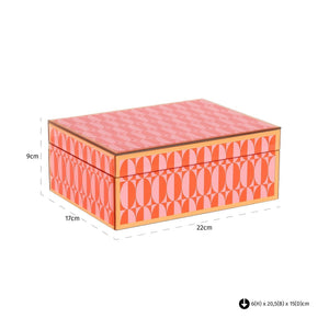 Storage box Abba pink large - Canwell Interiors Limited - Richmond