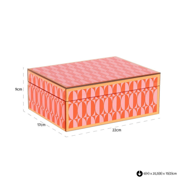 Storage box Abba pink large - Canwell Interiors Limited - Richmond