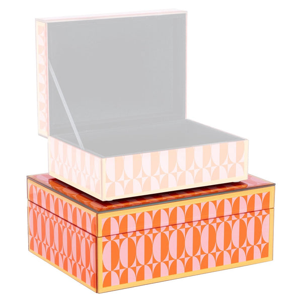 Storage box Abba pink large - Canwell Interiors Limited - Richmond