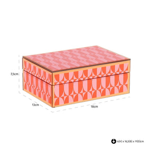 Storage box Abba pink small - Canwell Interiors Limited - Richmond