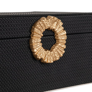 Storage box Amal black/gold large - Canwell Interiors Limited - Richmond
