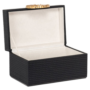 Storage box Amal black/gold small - Canwell Interiors Limited - Richmond