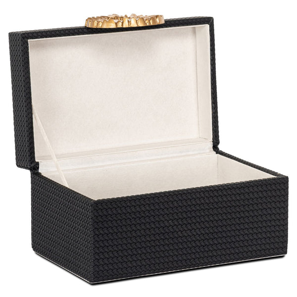 Storage box Amal black/gold small - Canwell Interiors Limited - Richmond