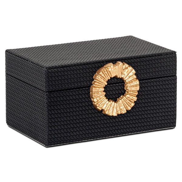 Storage box Amal black/gold small - Canwell Interiors Limited - Richmond