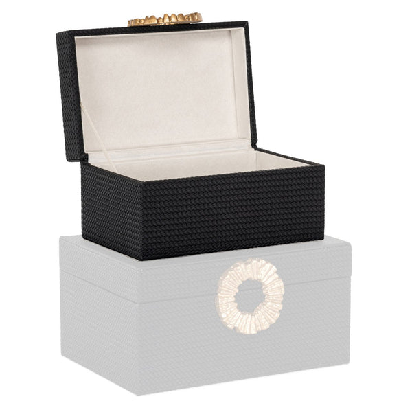 Storage box Amal black/gold small - Canwell Interiors Limited - Richmond