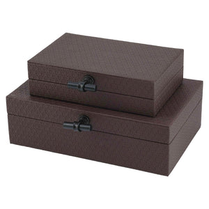 Storage box Billie dark brown large - Canwell Interiors Limited - Richmond