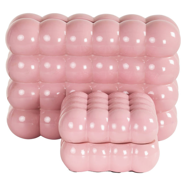 Storage box Cece pink small - Canwell Interiors Limited - Richmond