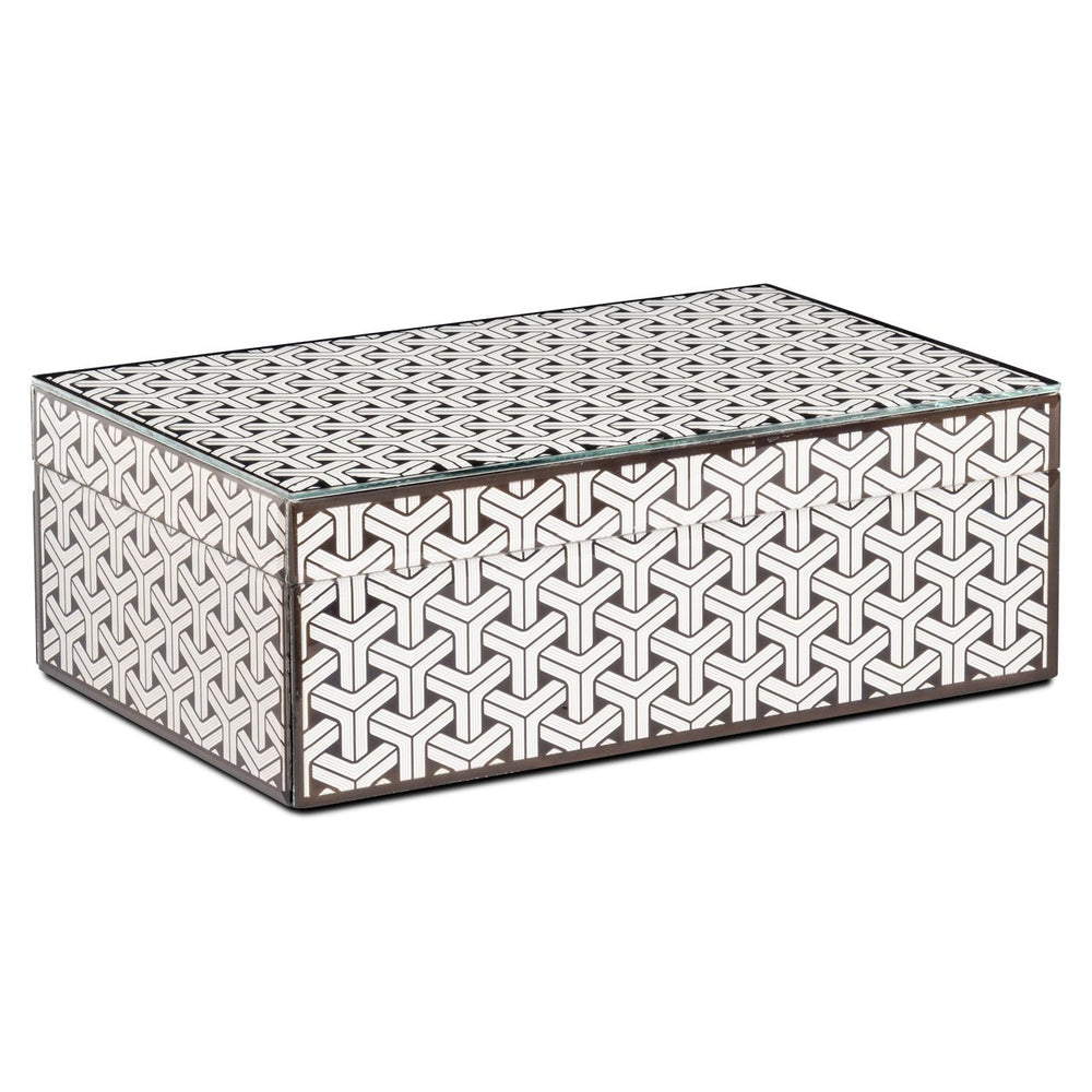 Storage box Feliz black/white large - Canwell Interiors Limited - Richmond