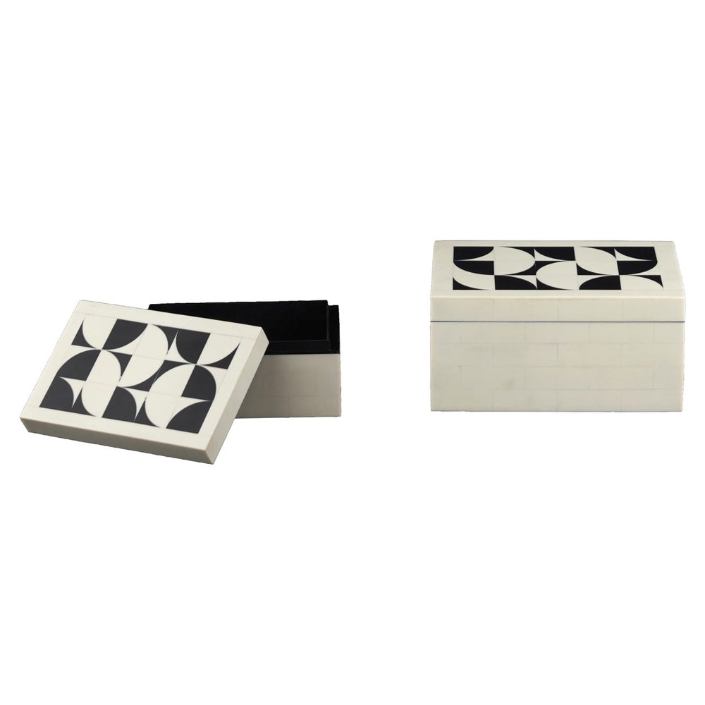 Storage box Flake white (Set of 2) - Canwell Interiors Limited - Richmond