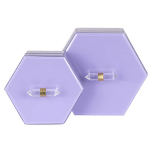 Storage box Jutta purple large - Canwell Interiors Limited - Richmond
