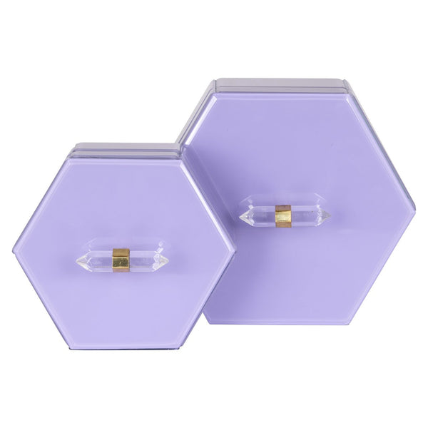 Storage box Jutta purple large - Canwell Interiors Limited - Richmond