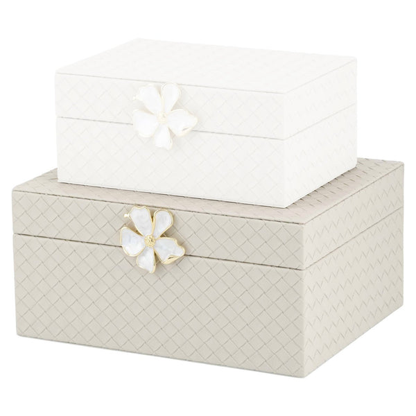Storage box Lillie ivory large - Canwell Interiors Limited - Richmond