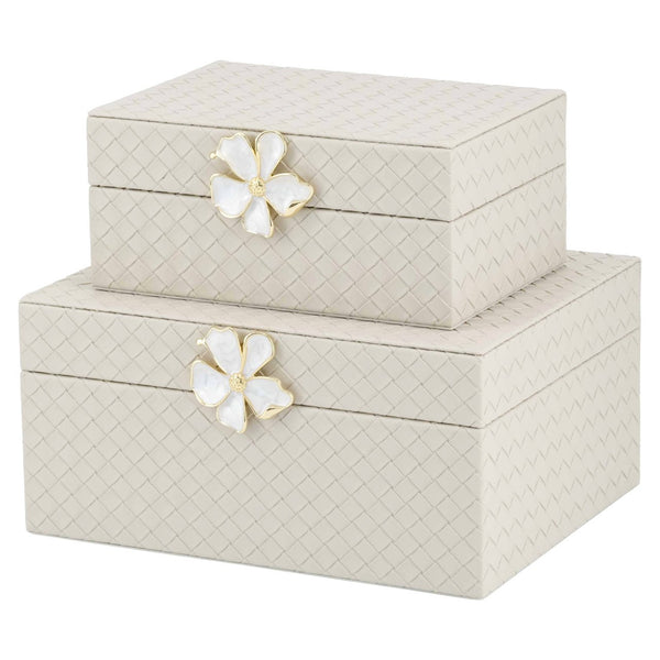 Storage box Lillie ivory small - Canwell Interiors Limited - Richmond