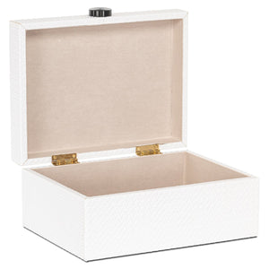Storage box Myrth white large - Canwell Interiors Limited - Richmond
