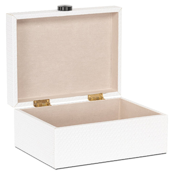 Storage box Myrth white large - Canwell Interiors Limited - Richmond