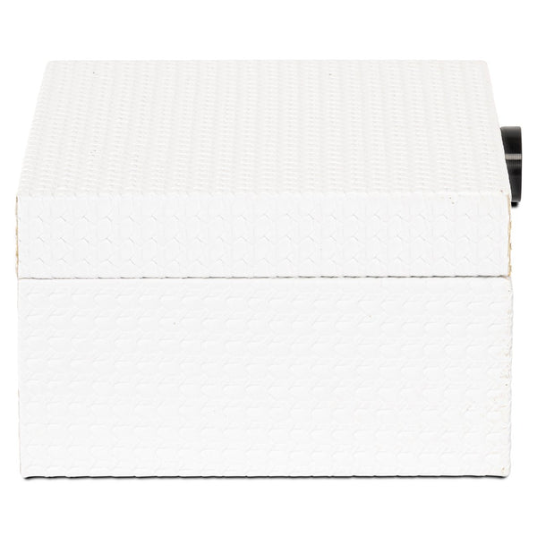Storage box Myrth white large - Canwell Interiors Limited - Richmond