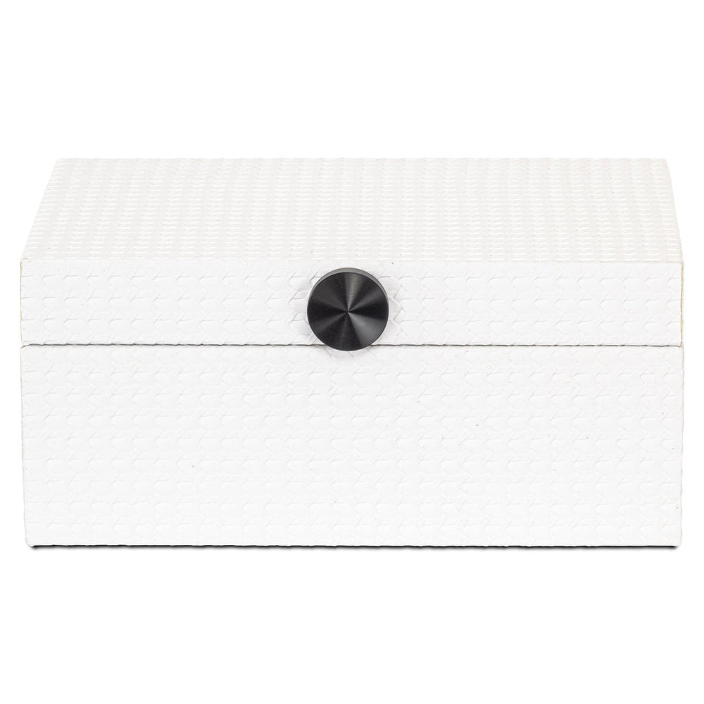 Storage box Myrth white large - Canwell Interiors Limited - Richmond
