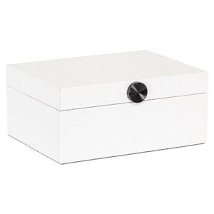 Storage box Myrth white large - Canwell Interiors Limited - Richmond